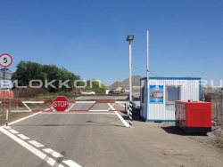 Контрольно-пропускной пункт (КПП) для строй объекта Аэропорт Южный в Малгобеке